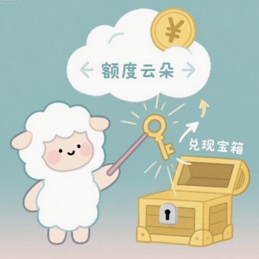 羊小咩享花卡额度提现